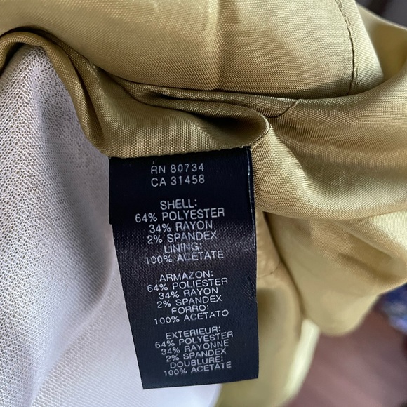 Chartreuse long coat! - Picture 5 of 5